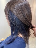 ベルヘアー(Bell hair) ネイビーカラー