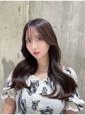 韓国上品レイヤー×モカグレージュ