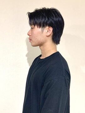 クレビアテン(CreBiA ten_) センターパート×メンズウルフ