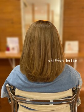 ピールアーク(peal ark) 艶感前髪ワンカールサイドバングくびれ丸みヘア美髪大人美人