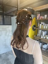 ラテ ヘア リリィ(latte hair lily)&nbsp;大人可愛い/ヘアアレンジ