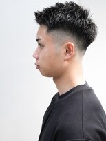 ルックグッドストア タカラヅカ(LOOK GOOD STORE TAKARAZUKA)&nbsp;アップバングスキンフェードダークアッシュブラック0605