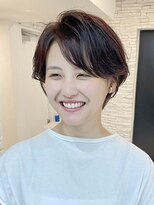 ショートヘア/ボブ/可愛い丸み/簡単スタイリング/20代30代