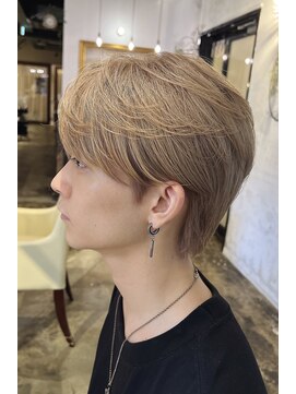 アドール(ADOR) #ニュアンスパーマ#栄韓国メンズヘア#シースルーマッシュ