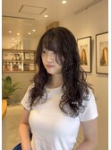 韓国式なみなみウェーブパーマ ～~
