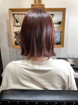 ノイズ(Noi'z) ボルドーとぱつっとボブ