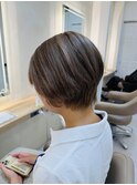 【目黒不動前美容室】ショートハイライトカラー