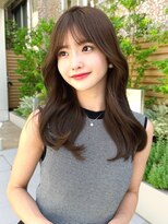 ミラリー トウキョウ(Mirareee Tokyo) 20代30代40代◎前髪パーマ韓国風巻きくすみベージュお団子ヘア