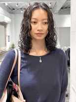 ラレイ ハラジュク(Lalei harajuku)&nbsp;原宿ミディアムウェーブスパイラルパーマウェーブヘア30代40代