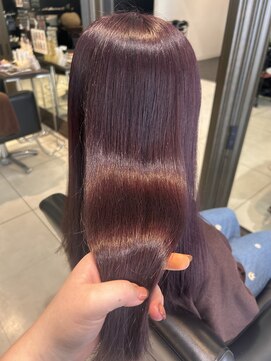ヘアーサロン デ フォーエバークレール(hairsalon de Forever clair) 【ブリーチ1回でできる】ラベンダーベージュ×ツヤ感コアミーTR