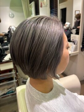 ジュイール 武蔵村山店(jouir) グレージュハイライトカラー♪白髪ぼかしカラー