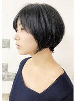 ブルームシエル(bloom ciel)&nbsp;艶感引き立つ大人の黒髪マッシュショート