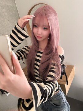 モニカ(MONIQA) ハイトーンピンク×ブラウン