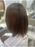 お手軽ミディアムボブスタイル！