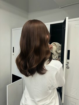 ペレ 渋谷(PELE) ホワイトグレージュ/デジタルパーマ/チェリーブラウン/渋谷