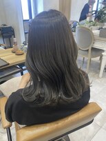 ラボヌールヘアーグレース 門前仲町店(La Bonheur hair grace)&nbsp;【stylist杉本】オリーブベージュ/オリーブヘア/ミディアム