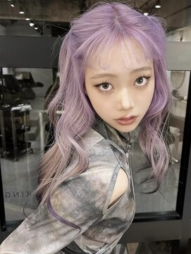 ラキング ギンザ トウキョウ(LAKING GINZA) くびれヘア/アプリコットオレンジ/夏/ハイライトカラー[銀座駅]