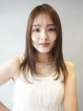 ニコ トウキョウ 渋谷(nico TOKYO) ロングレイヤー顔周りレイヤーハッシュカット透明感カラー