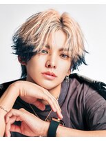 リップスヘアー 渋谷 annex(LIPPS hair)&nbsp;エンドカラー　センターパート　日韓スタイル