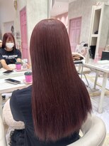 リー 梅田(Lee)&nbsp;ブリーチ一回～ツヤツヤボルドー！