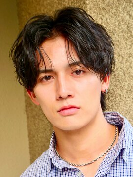 エルマーク 高槻(L-MARK) 波巻きスパイラル/シャドウパーマ/サーフカール/men's/メンズ