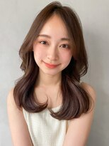 キリ 表参道(kyli)&nbsp;薄めバング結べるボブくびれヘアワンカールナチュラルカール