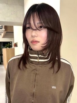 フイ(HUI) レイヤーカット　ハッシュカット　透明感カラー/natsuki