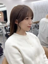 ロンドリゼル 札幌(Lond RiseL)&nbsp;◯ オリーブグレー/韓国/レイヤーカット/髪質改善/縮毛矯正/札幌