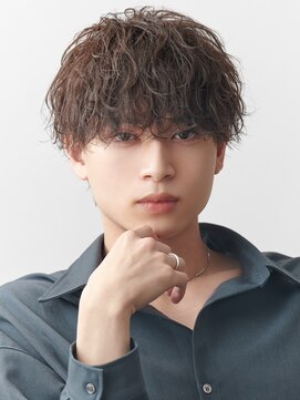 オーシャントーキョー 渋谷神南(OCEAN TOKYO) シャドウパーマラウンドマッシュアッシュブラウン