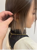 圧倒的艶髪！タッセルボブ&ダークグレージュ【瀬口