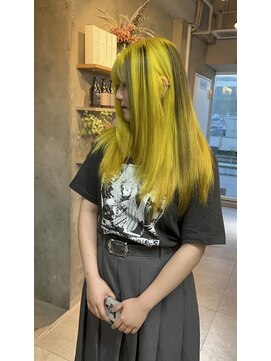 フォート(FORT) ケアブリーチダブルカラー　インナーカラー　ホワイト