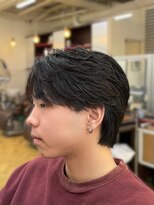 レボルトヘアー(R EVOLUT hair) MEN’S HAIR/サーフカール/刈り上げセンターパート/柏駅