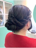ゆるふわシニヨンスタイル☆