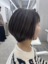 ロエ 元町店(Loe) 元町ショートカット白髪ぼかし白髪染めハイライト髪質改善ボブ