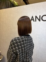 ブランカヘアー 西尾(BLANCA HAIR)&nbsp;自然な艶髪縮毛矯正×切りっぱなしボブ