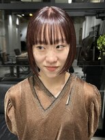 フゾンカウチ(fuzon kauti) ワイドバングボブぱっつんボブタッセルボブ10代20代