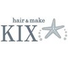 ヘアーアンドメイク キックス(hair&make KIX)のお店ロゴ
