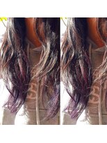 リラ ヘア サロン(rela hair salon)&nbsp;インナーカラー×ドーリーウェーブスタイル