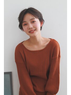 ヘアーサロン リノ(Hair Salon Lino) フラッフィーショートボブ　センターパート