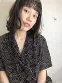 ジグザグバング×ほつれウェーブ