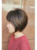 前下がりボブ