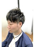 ツーブロックショート×メッシュ