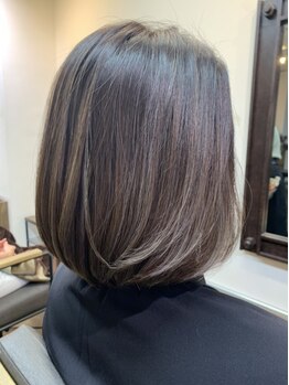 コレット ヘアー 大通(Colette hair)の写真/【木戸口聖奈指名】白髪染め卒業大人グレイカラー¥13200◇白髪を活かしたカラーをご提案いたします！