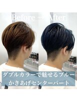 ロミーオム 本厚木(ROMMY. Homme)&nbsp;【好きな色は何色ですか？】ダブルカラー×ブルーxマッシュ