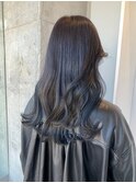 blue gray color×face layer cut