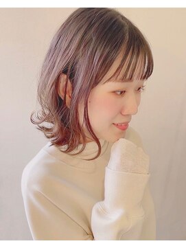 ラカットゾーン(la kutt zone) 外ハネボブ ミディアムボブ