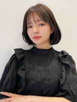 トルネード(TORNADO)&nbsp;大人ガーリー チョコレート 小顔カット ボブ 薄めバング t522