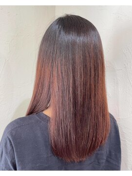 アニー(annie hair design) ビビットカラー×ピンク@30代40代50代