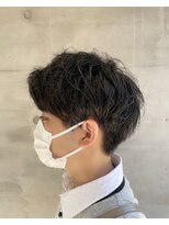 アッシュタカサキ(ash takasaki) 20代30代メンズスパイラルパーマワイルドオシャレ感アッシュ