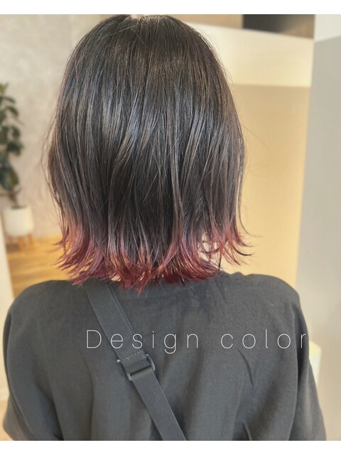 【VALLEY  hair care&spa】 夏のお洒落に裾カラー